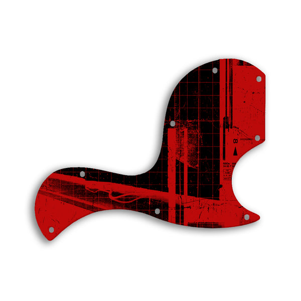 Gibson SG Junior (Original Model) Custom Pickguard Scratchplate ABSTRACT Design