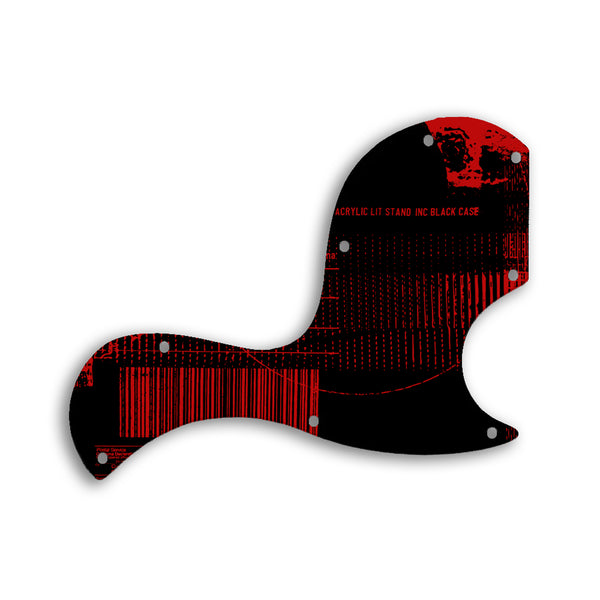 Gibson SG Junior (Original Model) Custom Pickguard Scratchplate ABSTRACT Design