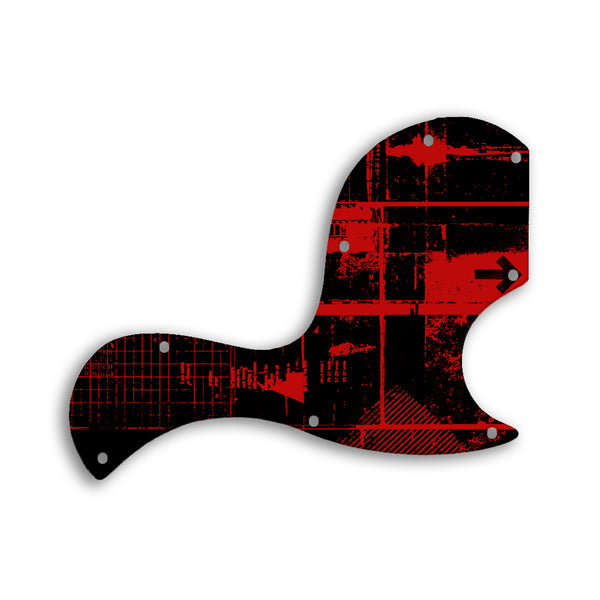 Gibson SG Junior (Original Model) Custom Pickguard Scratchplate ABSTRACT Design