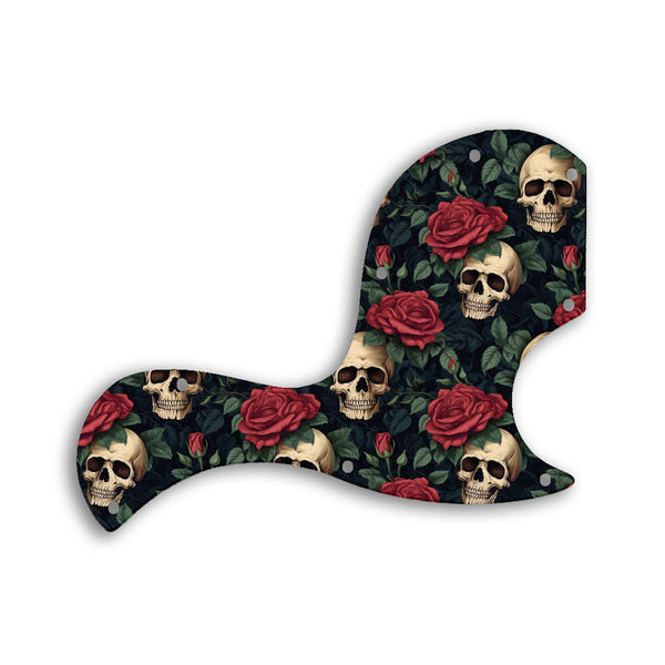 Gibson SG Junior (Original Model) Custom Pickguard Scratchplate SKULL Design