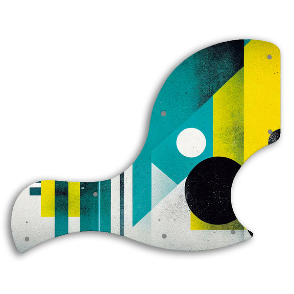 Gibson SG Junior Reissue (2018) Custom Pickguard Scratchplate ABSTRACT Design