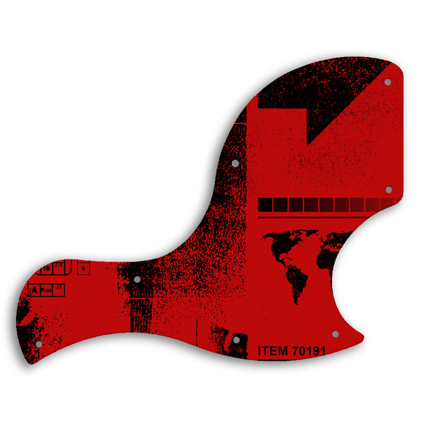 Gibson SG Junior Reissue (2018) Custom Pickguard Scratchplate ABSTRACT Design