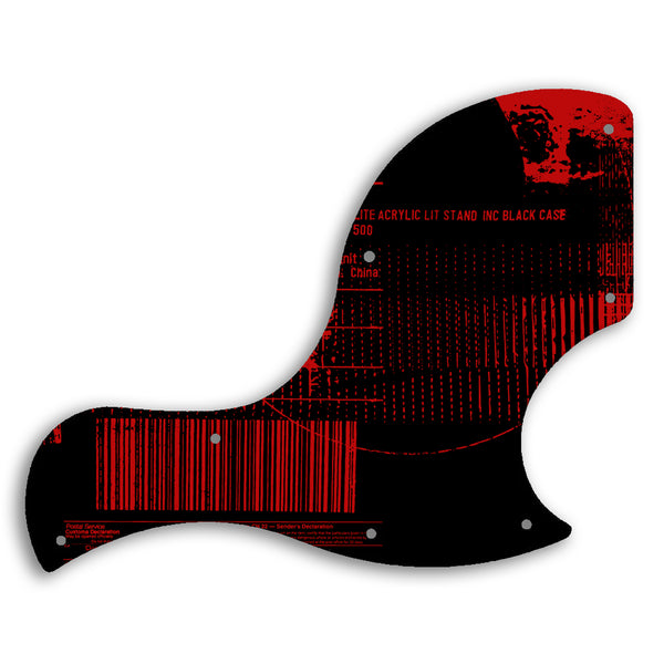 Gibson SG Junior Reissue (2018) Custom Pickguard Scratchplate ABSTRACT Design