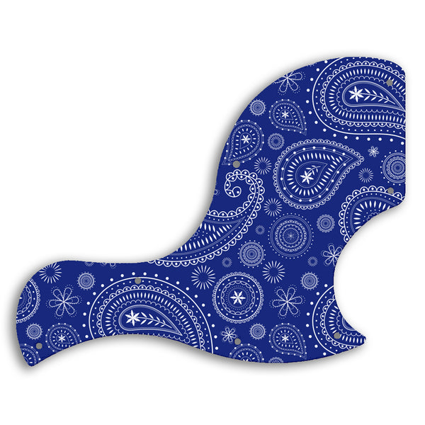 Gibson SG Junior Reissue (2018) Custom Pickguard Scratchplate Paisley Design