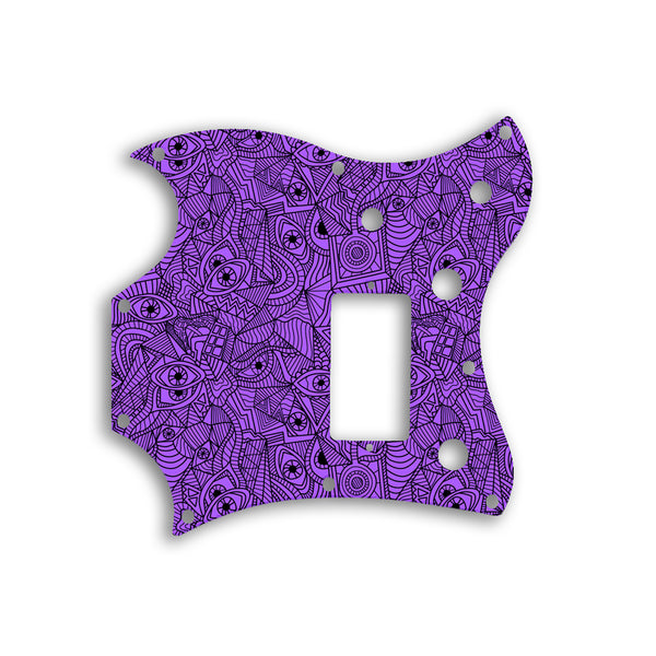 Gibson SG Melody Maker Custom Pickguard Scratchplate Abstract Design