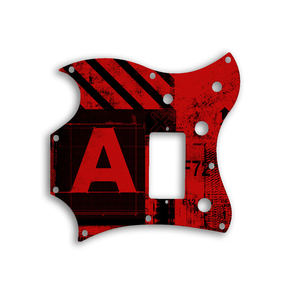 Gibson SG Melody Maker Custom Pickguard Scratchplate ABSTRACT Design