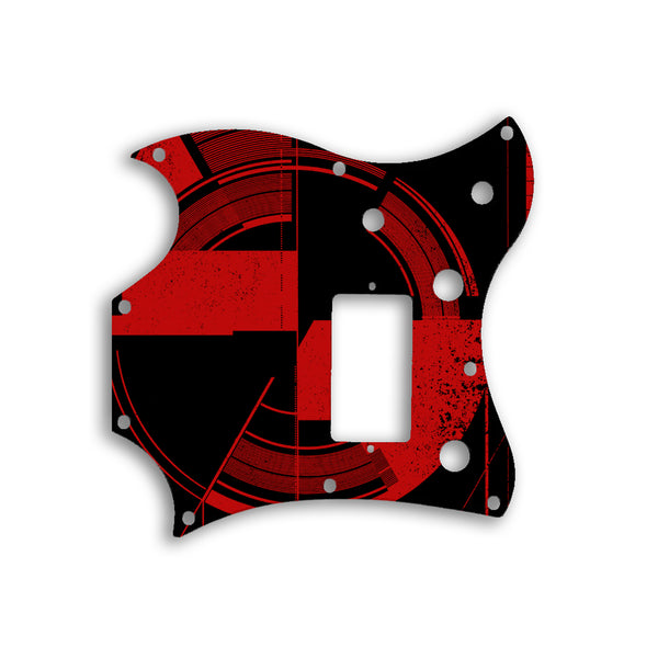 Gibson SG Melody Maker Custom Pickguard Scratchplate ABSTRACT Design