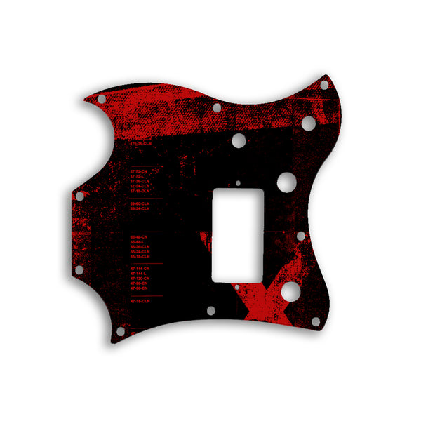 Gibson SG Melody Maker Custom Pickguard Scratchplate ABSTRACT Design