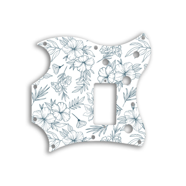 Gibson SG Melody Maker Custom Pickguard Scratchplate Floral Design