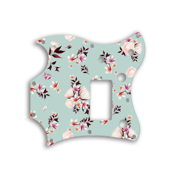 Gibson SG Melody Maker Custom Pickguard Scratchplate FLOWERS Design