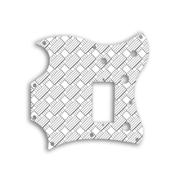 Gibson SG Melody Maker Custom Pickguard Scratchplate GEOMETRIC Design