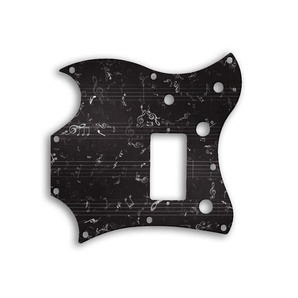 Gibson SG Melody Maker Custom Pickguard Scratchplate Music Design