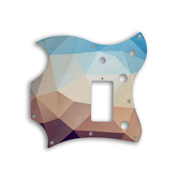 Gibson SG Melody Maker Custom Pickguard Scratchplate POLYGON Design