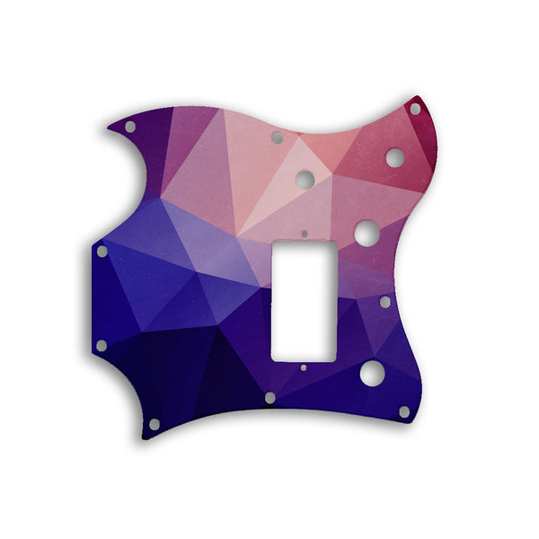 Gibson SG Melody Maker Custom Pickguard Scratchplate POLYGON Design