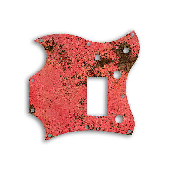 Gibson SG Melody Maker Custom Pickguard Scratchplate Rust Design