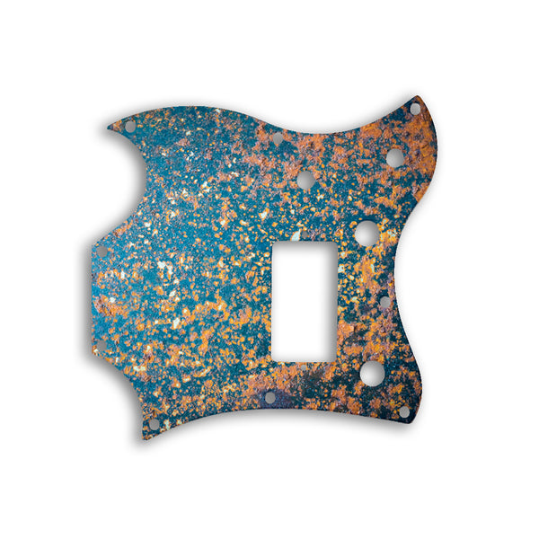 Gibson SG Melody Maker Custom Pickguard Scratchplate Rust Design