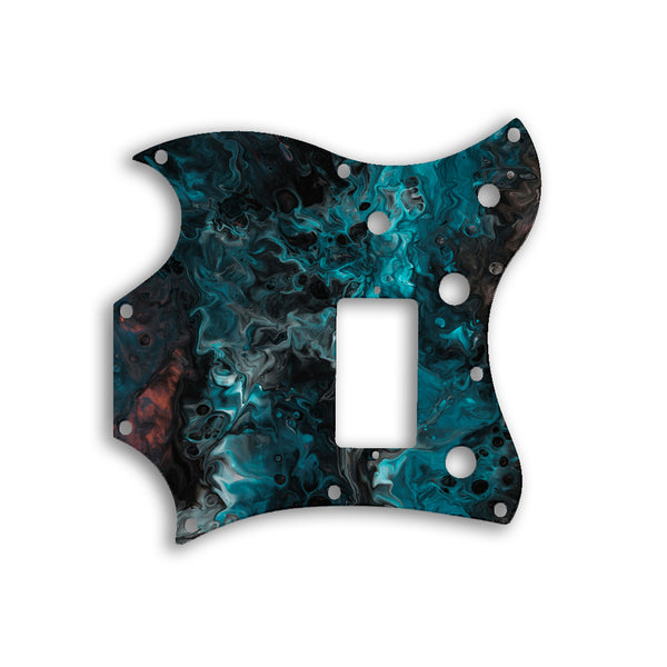 Gibson SG Melody Maker Custom Pickguard Scratchplate SWIRL Design