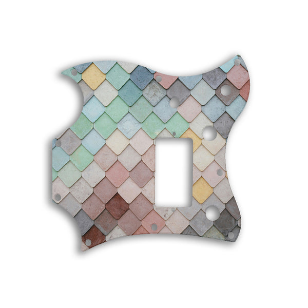 Gibson SG Melody Maker Custom Pickguard Scratchplate TILES Design