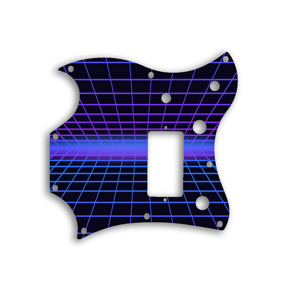 Gibson SG Melody Maker Custom Pickguard Scratchplate TRON Design