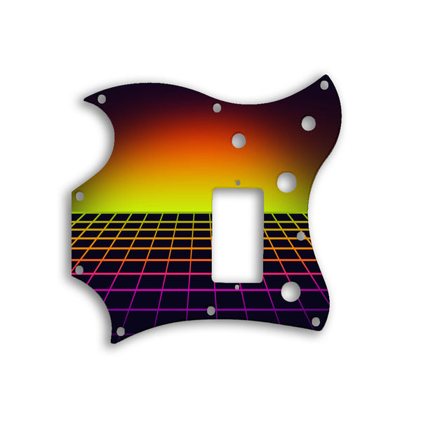 Gibson SG Melody Maker Custom Pickguard Scratchplate TRON Design