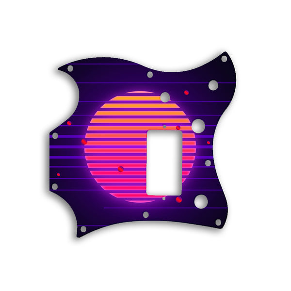 Gibson SG Melody Maker Custom Pickguard Scratchplate TRON Design