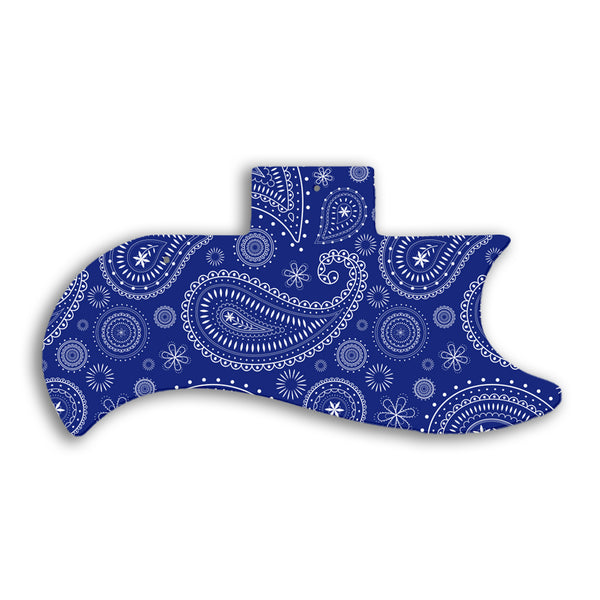 Gibson SG Original 1961-1970 Half Face View Custom Pickguard Scratchplate Paisley Design