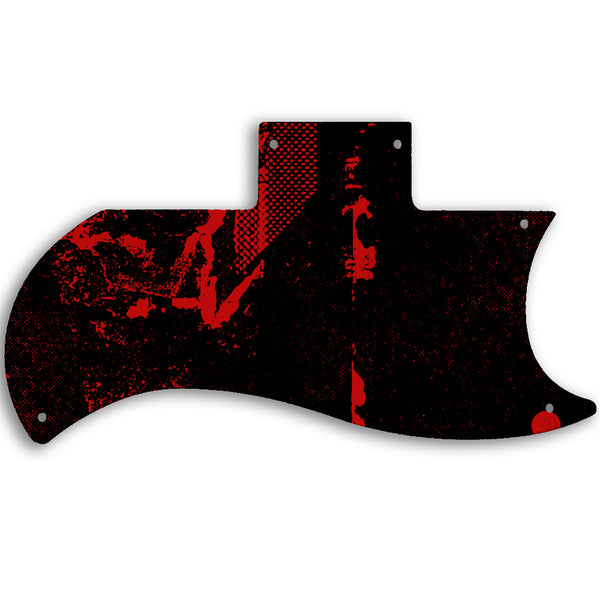 Gibson SG Reissue Half Face Custom Pickguard Scratchplate ABSTRACT Design