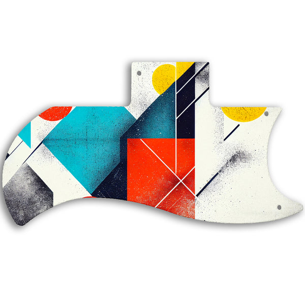 Gibson SG Reissue Half Face Custom Pickguard Scratchplate ABSTRACT Design