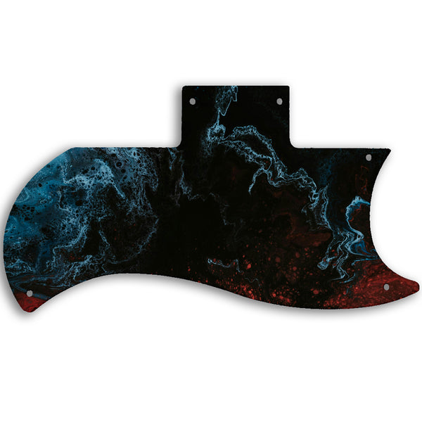 Gibson SG Reissue Half Face Custom Pickguard Scratchplate SWIRL Design