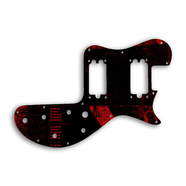 Gibson Sonex Custom Pickguard Scratchplate ABSTRACT Design