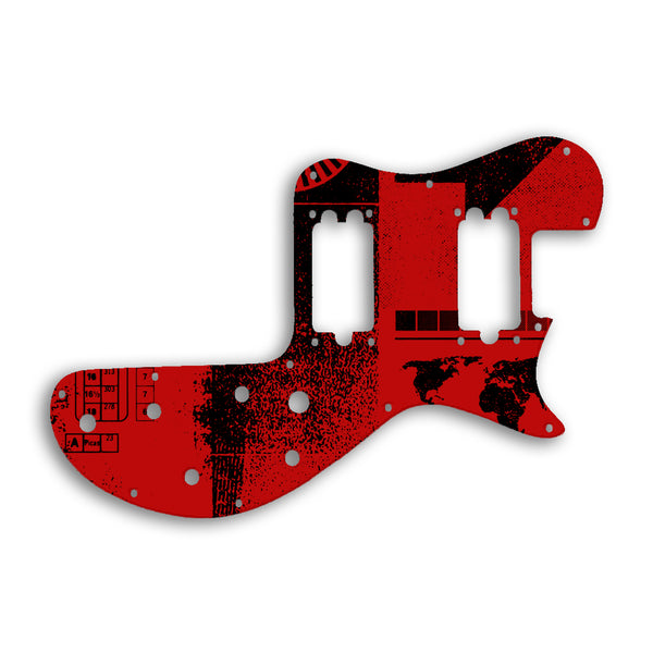 Gibson Sonex Custom Pickguard Scratchplate ABSTRACT Design