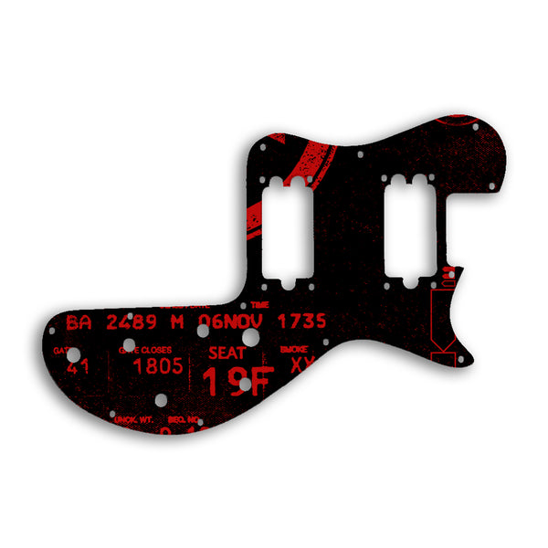 Gibson Sonex Custom Pickguard Scratchplate ABSTRACT Design