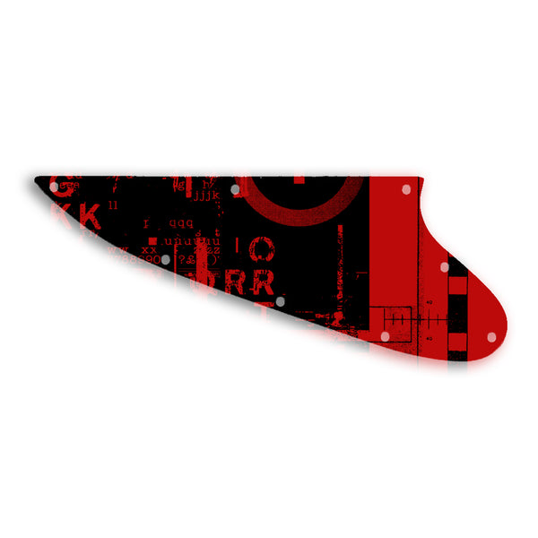 Gibson Thunderbird Custom Pickguard Scratchplate ABSTRACT Design