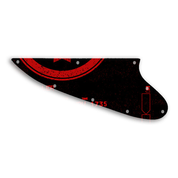 Gibson Thunderbird Custom Pickguard Scratchplate ABSTRACT Design