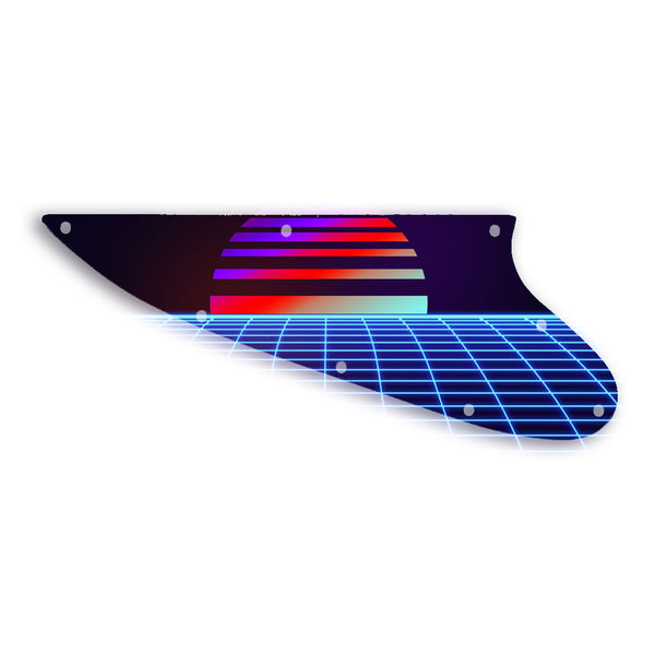 Gibson Thunderbird Custom Pickguard Scratchplate TRON Design