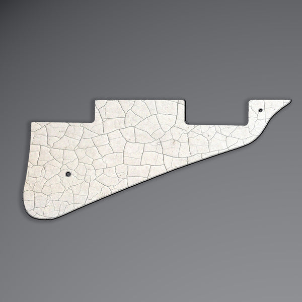 Gibson Gibson Les Paul Pickguard 3 Ply (W/B/W) HH Custom Pickguard Scratchplate CRACKED Design