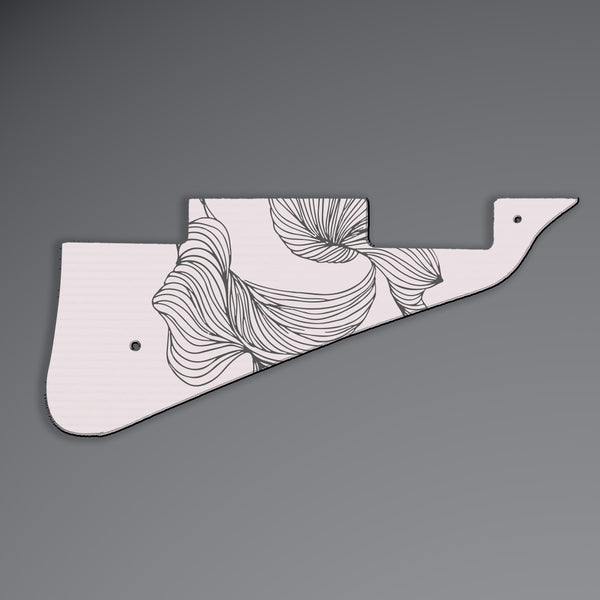 Gibson Gibson Les Paul Pickguard 3 Ply (W/B/W) HH Custom Pickguard Scratchplate Line Design