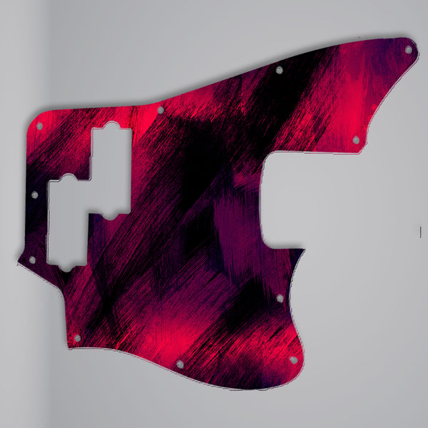 Fender Fender Player Ser Jaguar Bass pickguard 11 or 9 mounting hole 3 Ply(W/B/W) Custom Pickguard Scratchplate PAINT Design