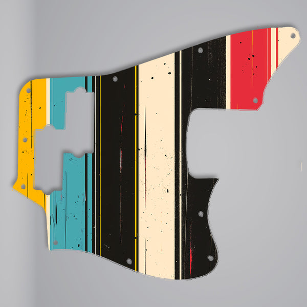 Fender Fender Player Ser Jaguar Bass pickguard 11 or 9 mounting hole 3 Ply(W/B/W) Custom Pickguard Scratchplate RETRO Design