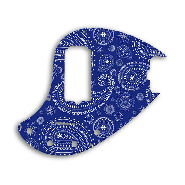 Music Man ERNIE BALL STINGRAY 5 STRING BASS MODERN / CURRENT VERSION Custom Pickguard Scratchplate Paisley Design