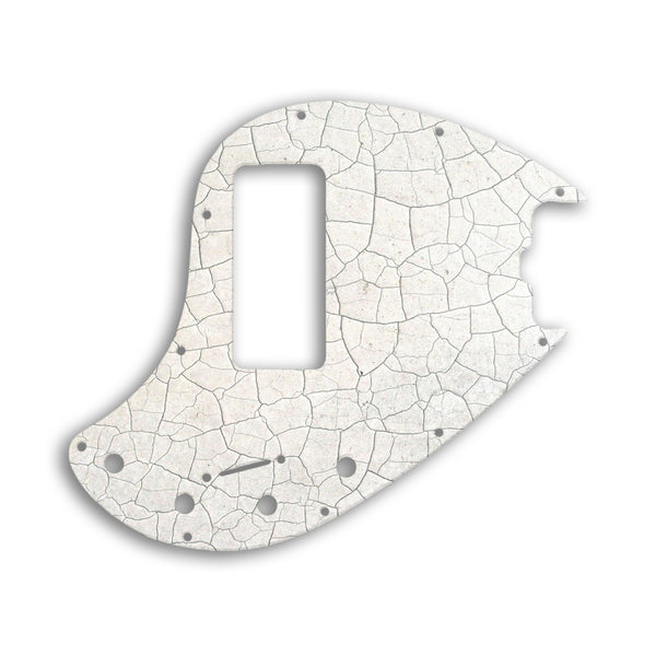 Music Man ERNIE BALL STINGRAY 5 STRING BASS OLD STYLE Custom Pickguard Scratchplate CRACKED Design