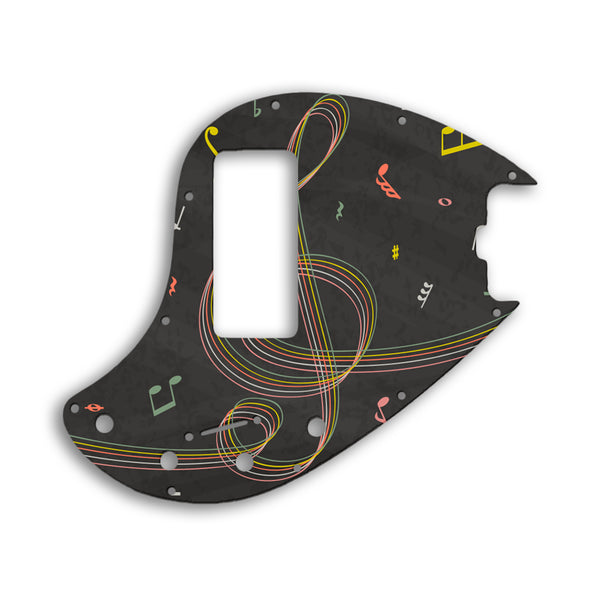 Music Man ERNIE BALL STINGRAY 5 STRING BASS OLD STYLE Custom Pickguard Scratchplate Music Design