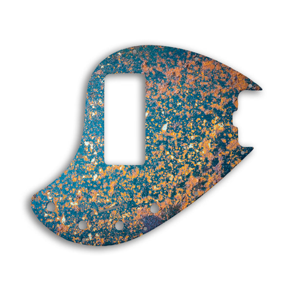 Music Man ERNIE BALL STINGRAY 5 STRING BASS OLD STYLE Custom Pickguard Scratchplate Rust Design