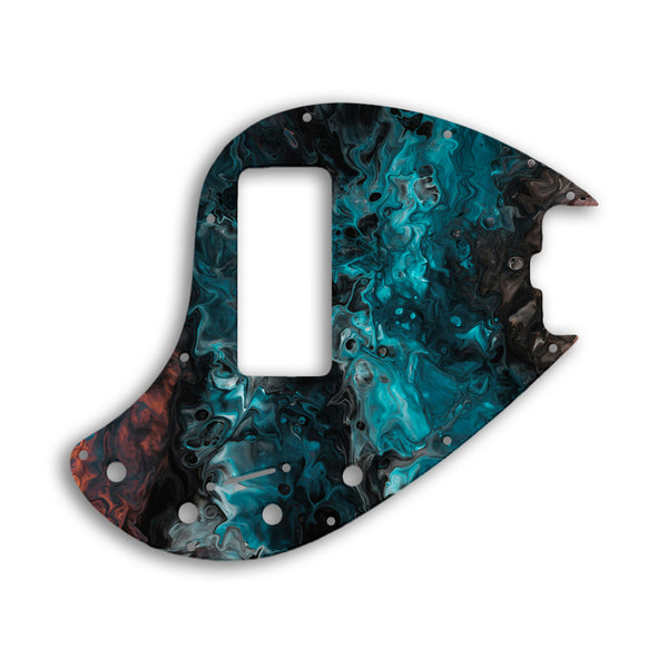 Music Man ERNIE BALL STINGRAY 5 STRING BASS OLD STYLE Custom Pickguard Scratchplate SWIRL Design