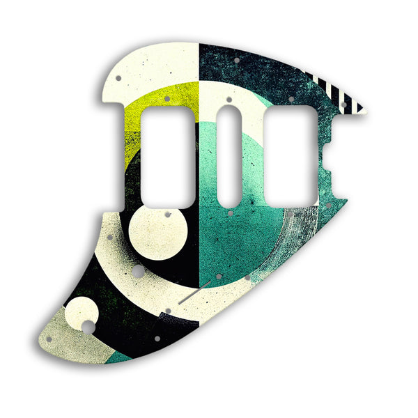 Music Man SILHOUETTE HSH Custom Pickguard Scratchplate ABSTRACT Design