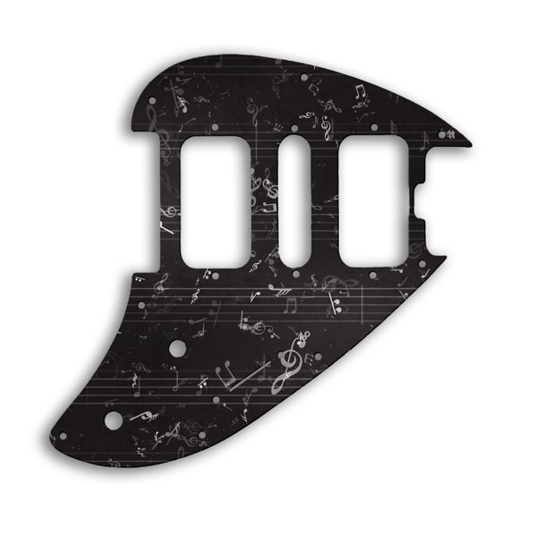 Music Man SILHOUETTE HSH Custom Pickguard Scratchplate Music Design