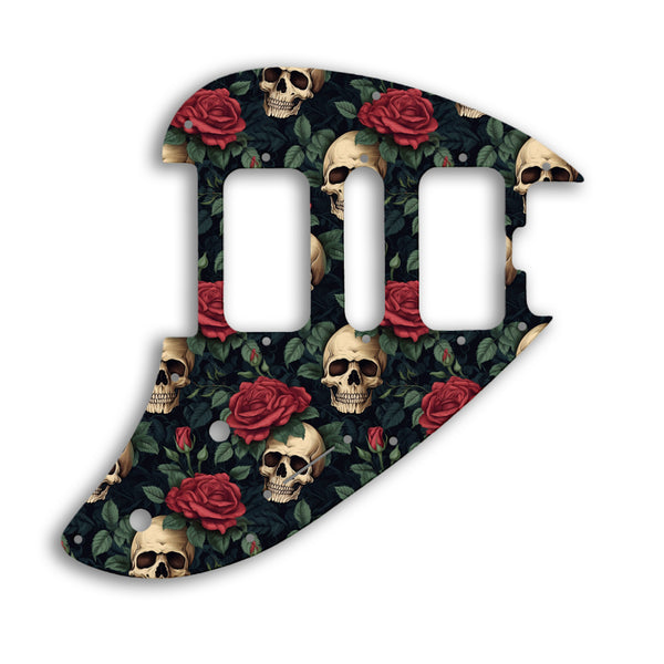 Music Man SILHOUETTE HSH Custom Pickguard Scratchplate SKULL Design