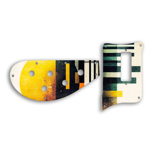 Rickenbacker 4003 BASS Custom Pickguard Scratchplate ABSTRACT Design