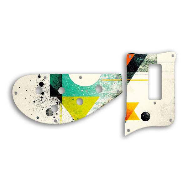 Rickenbacker 4003 BASS Custom Pickguard Scratchplate ABSTRACT Design