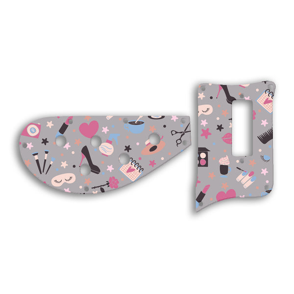 Rickenbacker 4003 BASS Custom Pickguard Scratchplate GIRLY Design